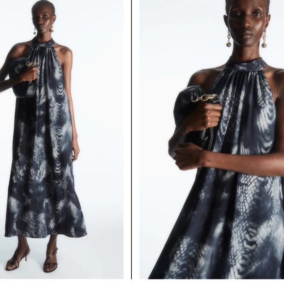 NWT! COS HALTERNECK MAXI DRESS - Picture 2 of 8